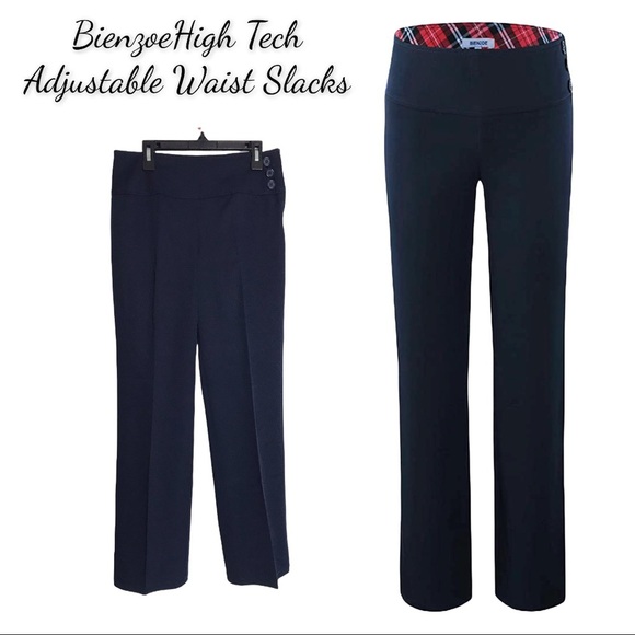 NWOT Bienzoe High Tech Durable Adjust Waist Slacks - Picture 9 of 11